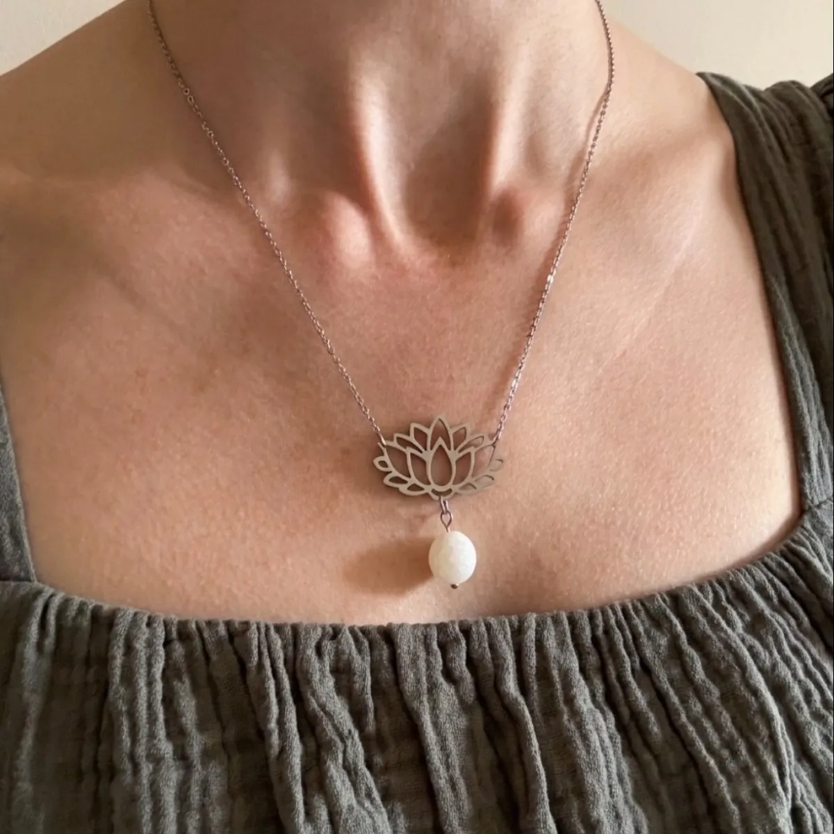 Lotus Dream Necklace thumbnail 6
