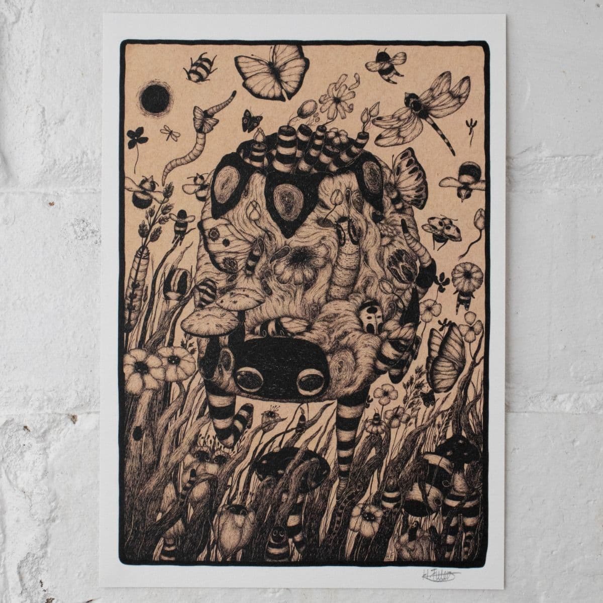 A5 Art Print - '..The Forager..'
