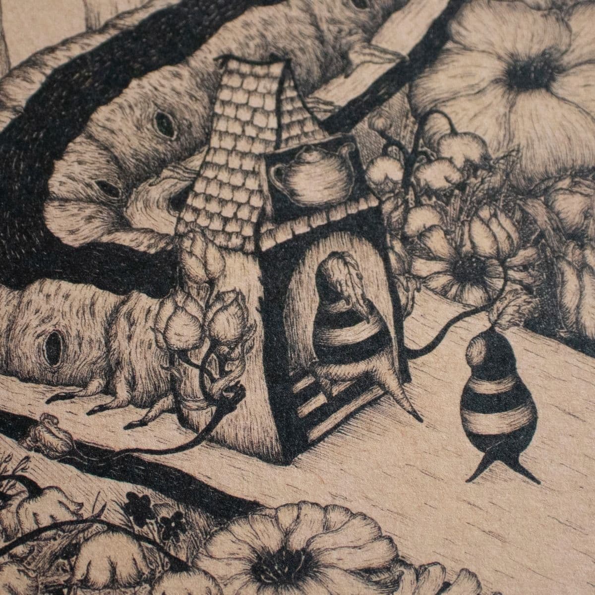 A5 Art Print - '..A strange way to eat..' thumbnail 2