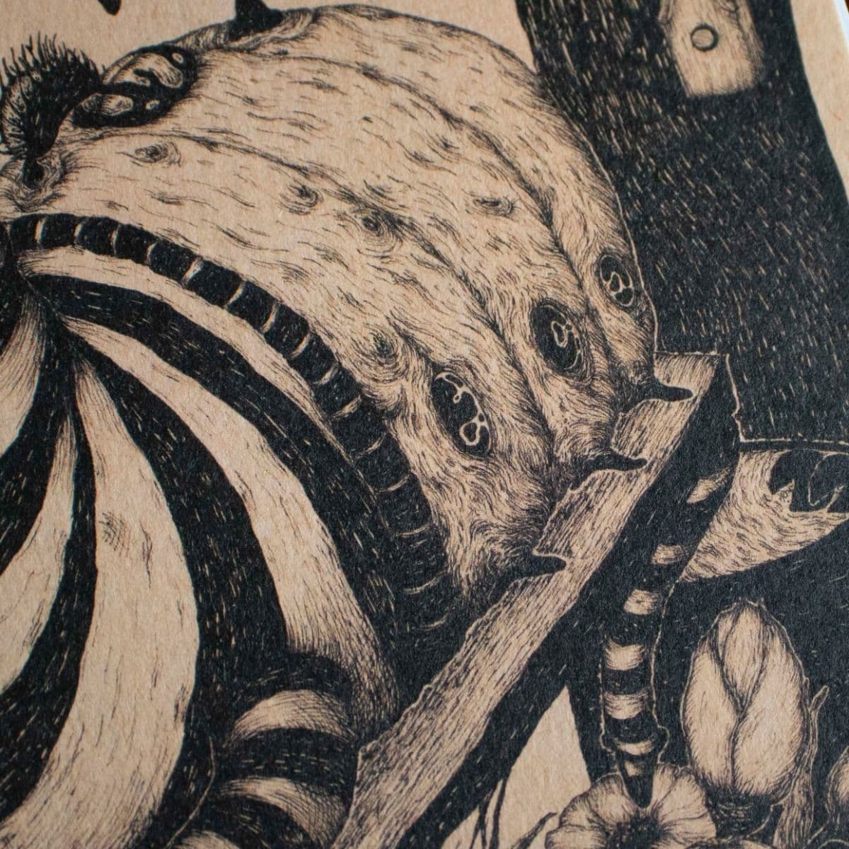 A4 Art Print - '..Costume Creature..' thumbnail 3