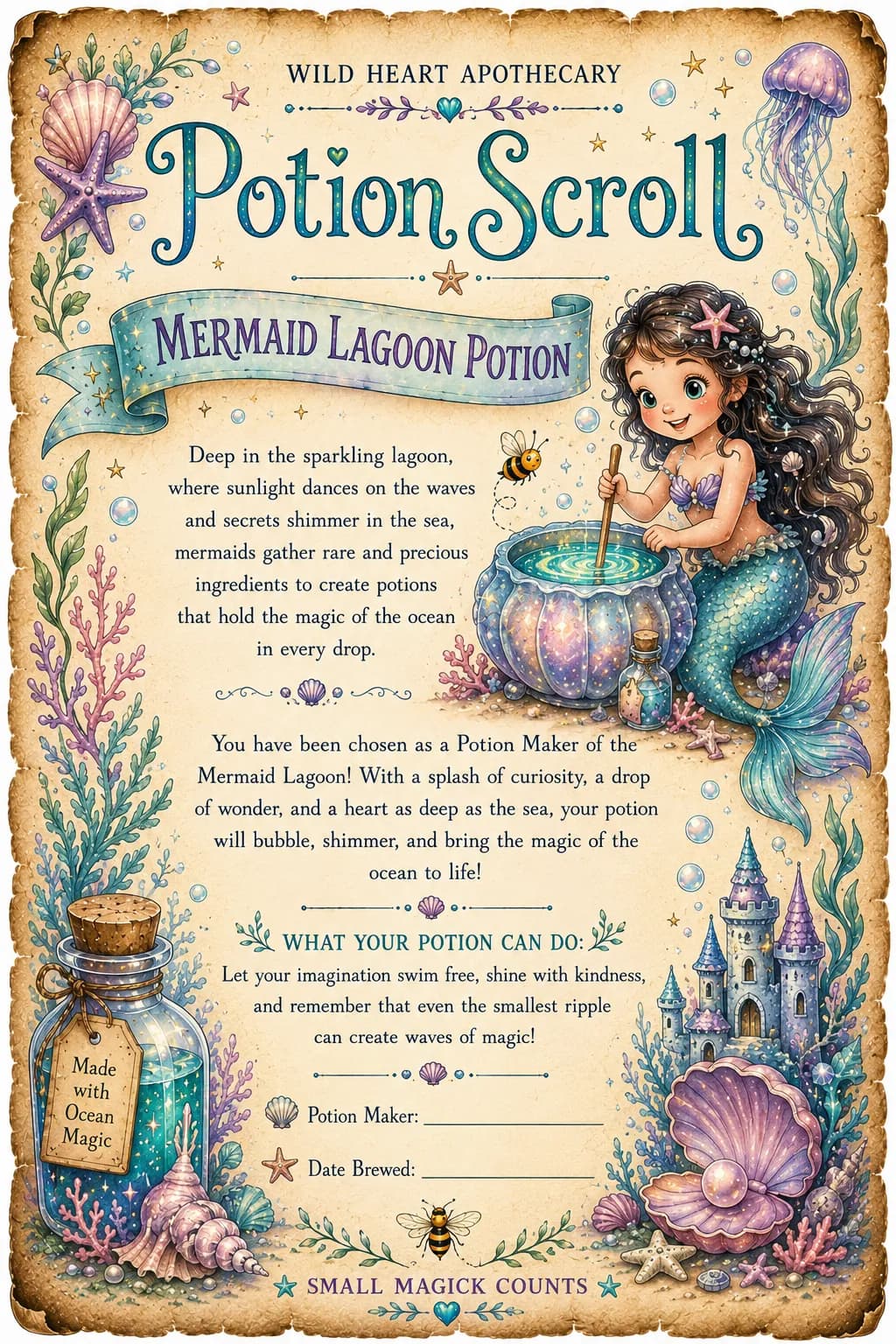 Wild Heart Potion Kit - Children's Potion Sensory Set thumbnail 2