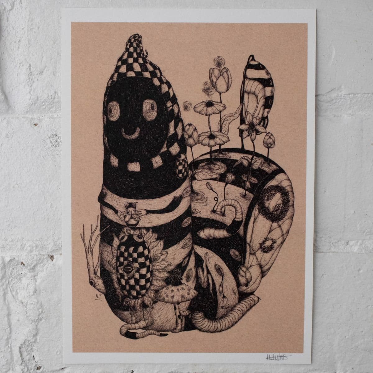 A5 Art Print - '..A Living Thing..'