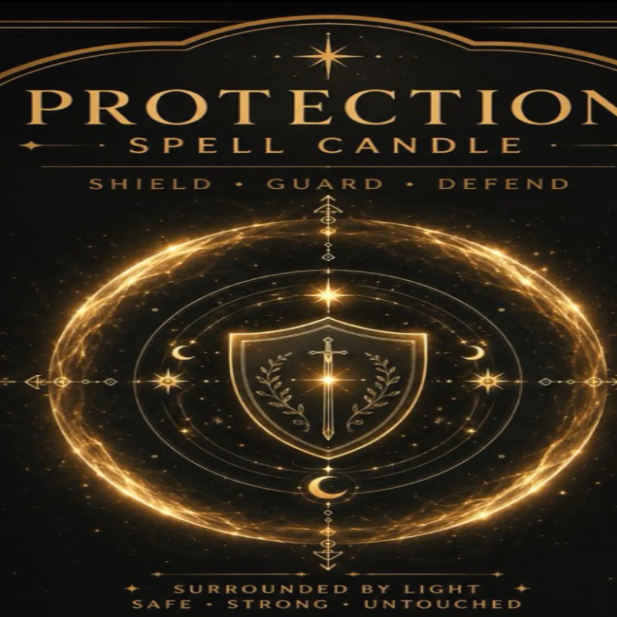 Protection ritual candle  - Image 1