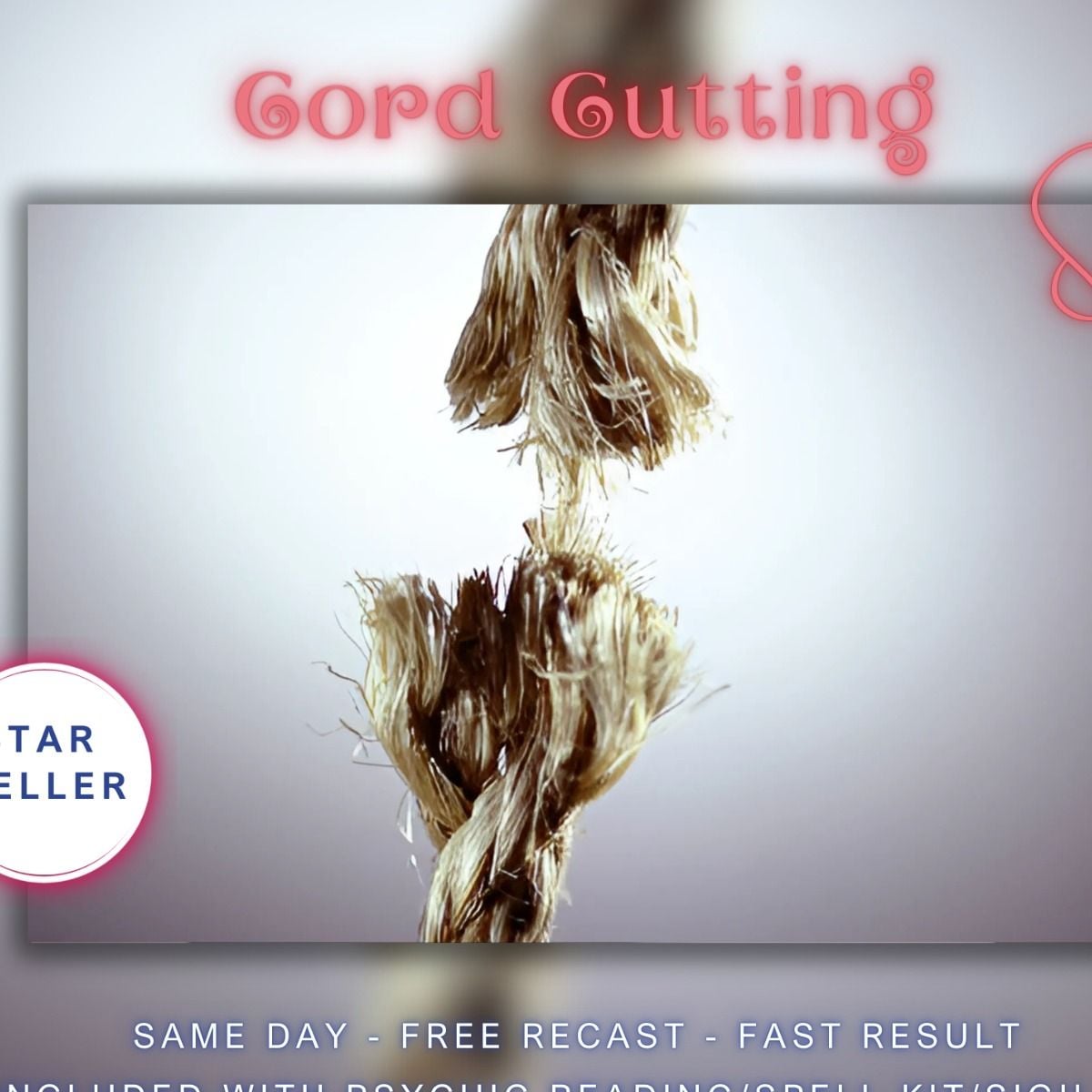 Cord Cutting Spell Included With Psychic Reading.