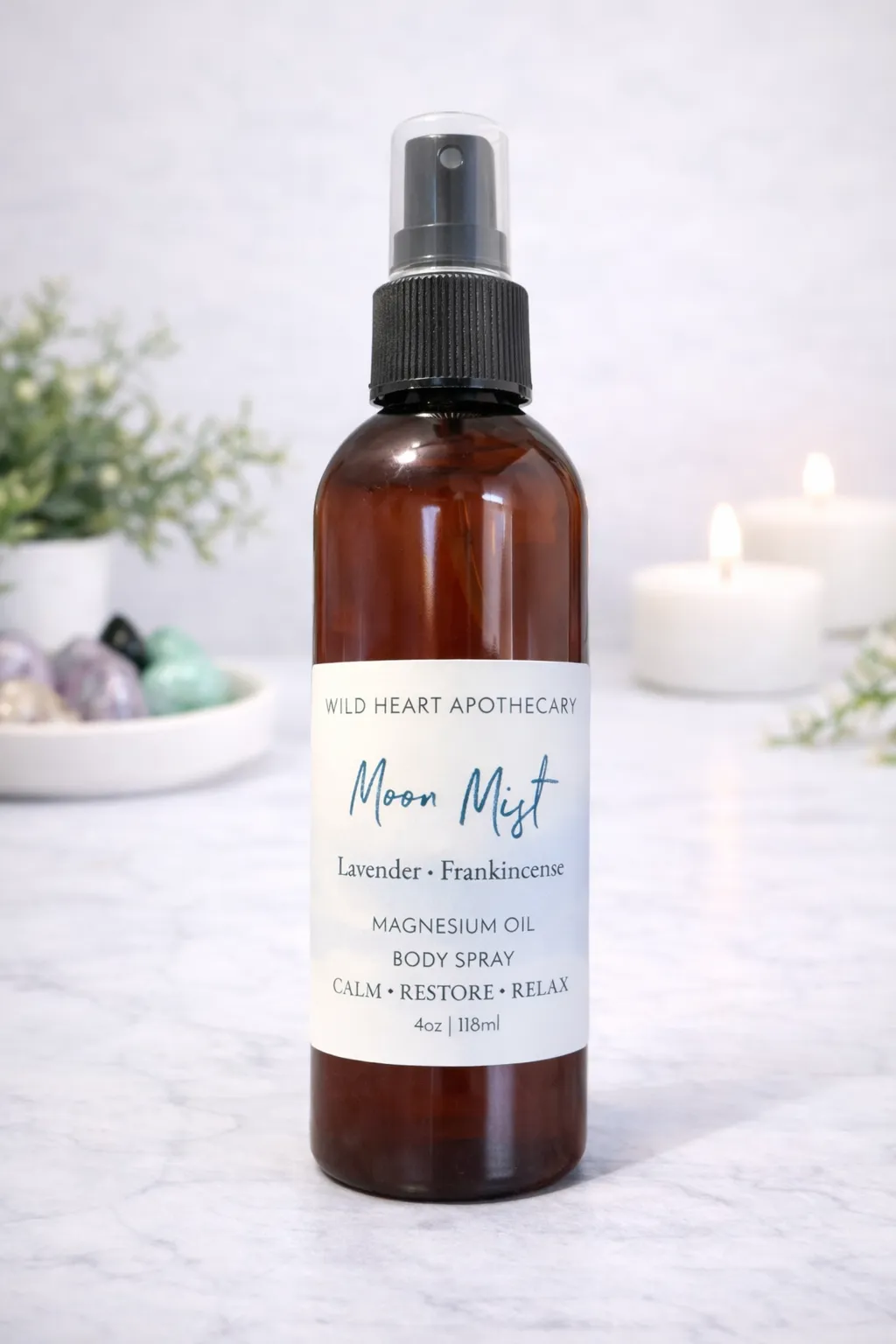 Moon Mist Magnesium Body Spray - Relaxing Body Mist - Image 1