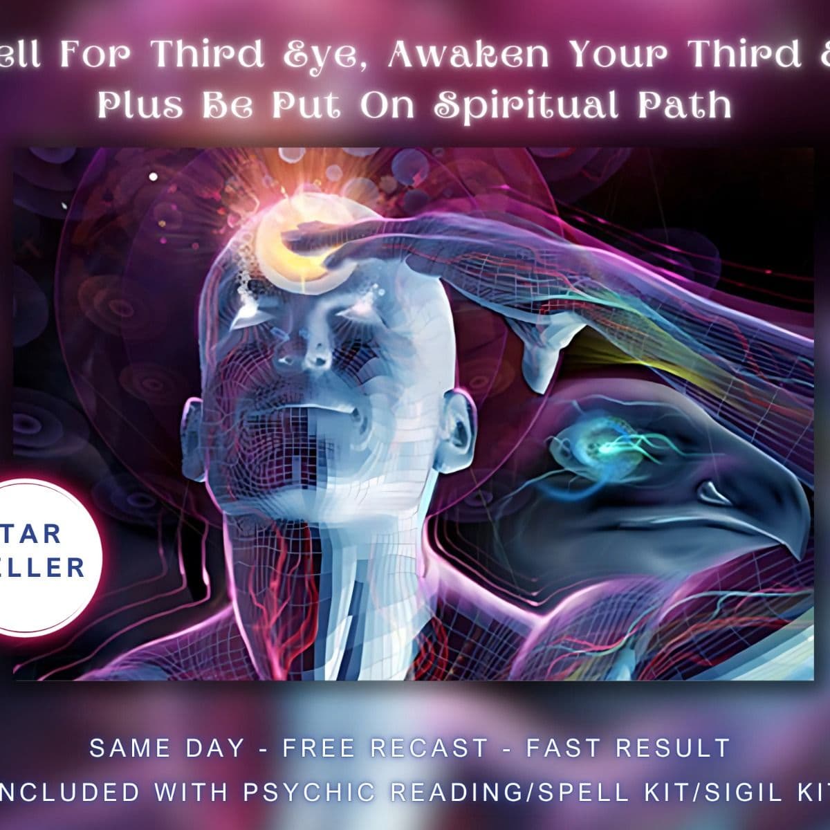 Third Eye Awakening Spell Included With Psychic Reading. - Image 1