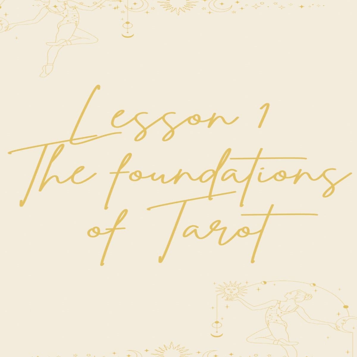 Tarot Lesson 1 - Foundations of Tarot and safe practice - Image 1