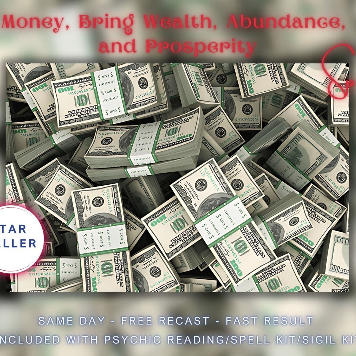 Money Spell Bring Wealth, Abundance, Prosperity, Included With Psychic Reading. - Image 1