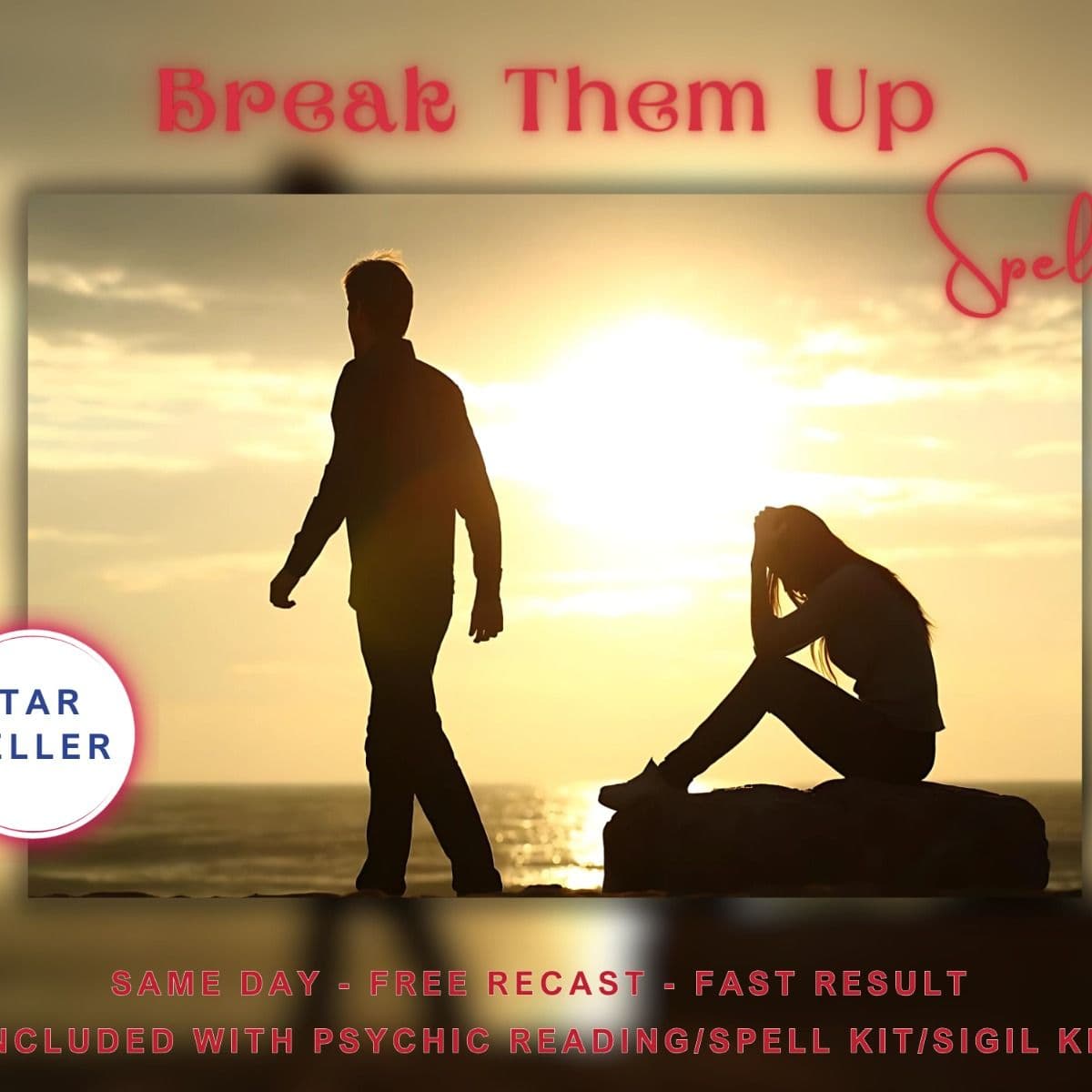 Break Them Up Spell Included With Psychic Reading. - Image 1