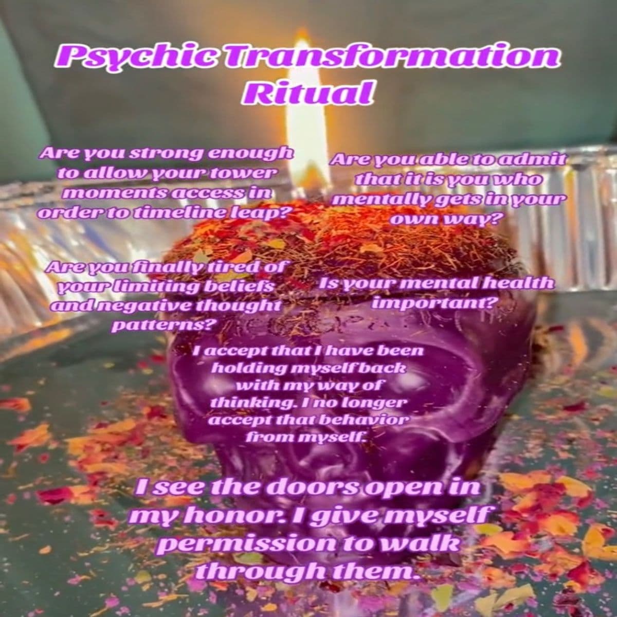 🔮✨ Psychic Transformation Ritual ✨🔮 Custom Ritual - Image 1